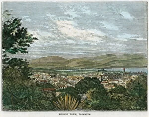 Tasmania Gallery: Hobart Town, Tasmania, Australia, c1880