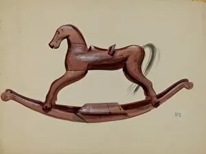 Bois Raoul Du Gallery: Hobby Horse Toy, 1935 / 1942. Creator: Raoul Du Bois