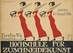 Dressmaker Prints: Hochschule für Zuschneidekunst (College for Cutting Art), 1911