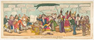 Williams Charles Prints: Hocus Pocus-or Conjurors Raising the Wind, October 1, 1814. Creator: Charles Williams