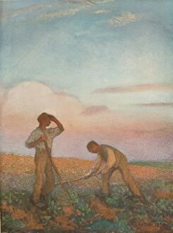 Hoeing, c1872-1911, (1911). Artist: George Clausen