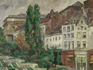 Gable Prints: The Hofberg at Brussels, 1921. Creator: Arthur Navez