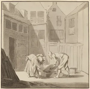 Bernard Schreuder Gallery: Hog Slaughterers, 1778, published 1787. Creator: Bernhard Schreuder