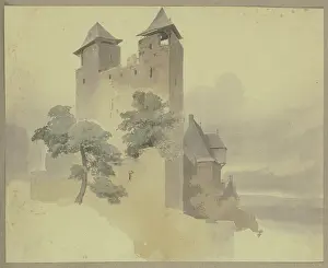 Details Prints: Hohlenfels castle, c1840-1890. Creator: Carl Theodor Reiffenstein