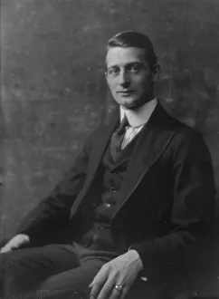 Starched Collar Prints: Hohner, Mr. portrait photograph, 1916. Creator: Arnold Genthe