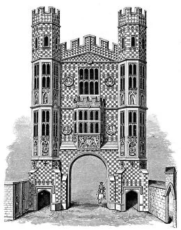 Images Dated 25th June 2007: Holbein Gate, Whitehall, London, (1893)