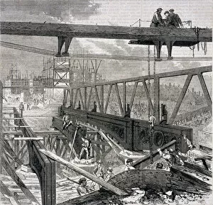 Under Construction Gallery: Holborn Viaduct, London, 1869. Artist: CC