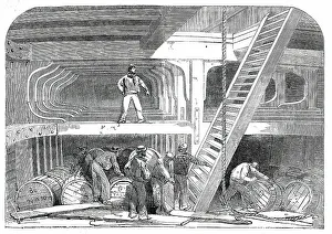 Hold Prints: Hold of the Cornelius Grinnell Line-Ship