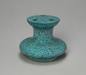Glazed Pottery Gallery: Holder for Incense Sticks or Flowers, Qing dynasty (1644-1911)