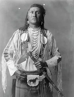 Holds The Enemy, c1908. Creator: Edward Sheriff Curtis