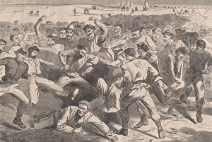 Holiday in Camp - Soldiers Playing 'Foot-Ball'