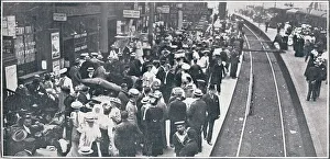 The Tatler Prints: The Holiday Exodus from London, 1906