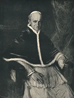 Leo Xiii Prints: His Holiness Pope Leo XIII, 1886. Artist: Franz von Lenbach