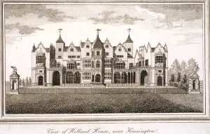 Kensington Prints: Holland House, Kensington, London, c1750