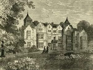 Jacobean Gallery: Holland House, from the North, c1876. Creator: Unknown