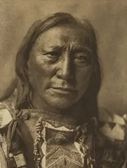 Chief Prints: Hollow Horn Bear, 1907. Creator: Edward Sheriff Curtis