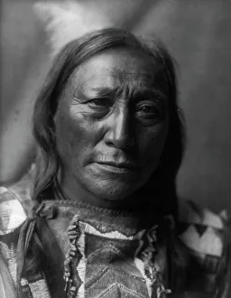 Brule Prints: Hollow Horn Bear-Brulé, c1907. Creator: Edward Sheriff Curtis