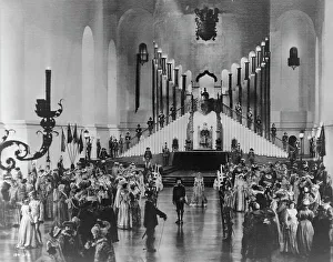 Hollywood set - interior view of palace, 1923. Creator: Unknown