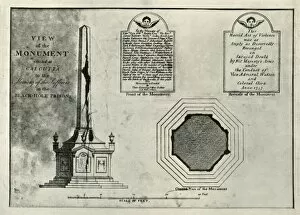 British Government In India Gallery: The Holwell Monument, c1820, (1925). Creator: Unknown