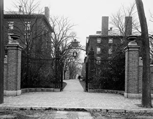 Holworthy Gate, Harvard University, Mass. between 1900 and 1905. Creator: Unknown