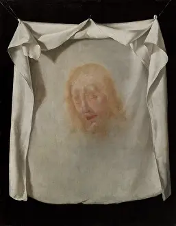 De 1598 1664 Prints: The Holy Face, c1660. Creator: Zurbaran, Francisco, de (1598-1664)