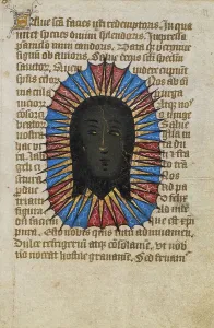 Illumination Painting Prints: The Holy Face; Illustrated Vita Christi