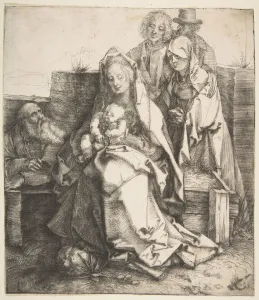 Nicodemus Prints: The Holy Family, 1512-13. Creator: Albrecht Durer