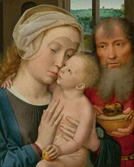 Symbols Prints: The Holy Family, about 1520. Creator: Gerard David