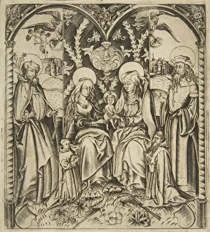 The Holy Family, 15th century. 15th century. Creator: Anon