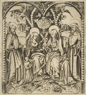 Mary Virgin Collection: The Holy Family, 15th century. 15th century. Creator: Anon