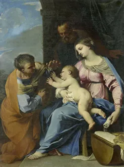 Mary And Joseph Prints: The Holy Family, 1640-1660. Creator: Raffaello Vanni