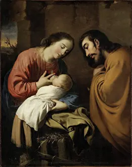 De 1598 1664 Prints: The Holy Family, 1659. Creator: Zurbaran, Francisco, de (1598-1664)