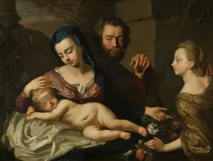 Dahl Michael Prints: The Holy Family, 1691. Creator: Michael Dahl