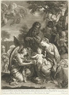Smith John Prints: Holy Family, 1707. Creator: John Smith