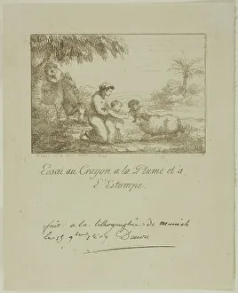 Denon Dominique Vivant Baron Prints: The Holy Family, 1809. Creator: Vivant Denon