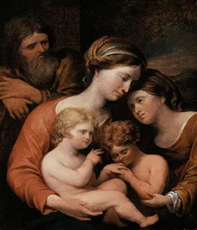 John Trumbull Prints: Holy Family, 1826 or 1827. Creator: John Trumbull