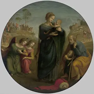 Tuscany Prints: Holy Family with Angels, 1520. Creator: Piero di Cosimo