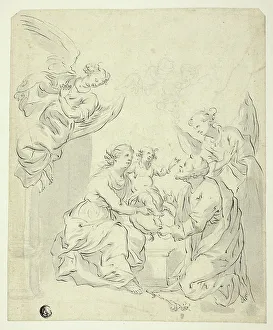 Board Prints: Holy Family with Angels, n.d. Creator: Unknown