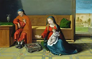 Devotion Prints: The Holy Family, c1515-1520. Creator: Benvenuto Tisi da Garofalo