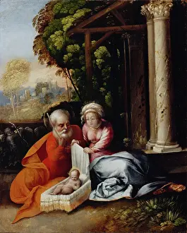 Cradle Prints: The Holy Family, c1516. Creator: Dosso Dossi