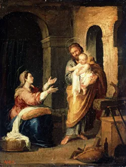 The Holy Family, c1660-c1670. Artist: Bartolome Esteban Murillo