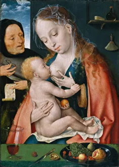 Cleve Prints: The Holy Family, ca. 1512-13. Creator: Joos van Cleve