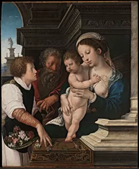 Bernaert Collection: The Holy Family, ca 1521. Creator: Orley, Bernaert, van (1488-1541)