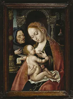 Cleve Prints: The Holy Family, ca 1523-1530. Creator: Cleve, Joos van, Circle of