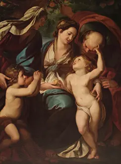The Holy Family (Copy after Giulia Cesare Procaccini), c1864. Creator: Florian Cynk