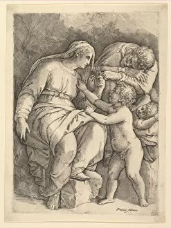 Giovanni Battista Franco Gallery: The Holy Family. Creator: Battista Franco Veneziano