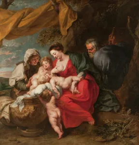Elizabeth St Prints: The Holy Family. Creator: Jan van den Hoecke