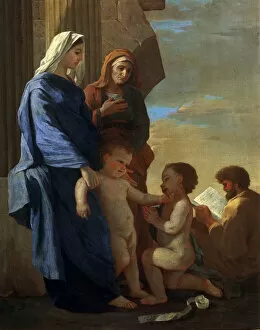 Nicholas Poussin Gallery: The Holy Family, early 17th century. Artist: Nicolas Poussin