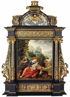 The Holy Family with the infant John the Baptist, c. 1530-1560. Creator: Herri met de Bles