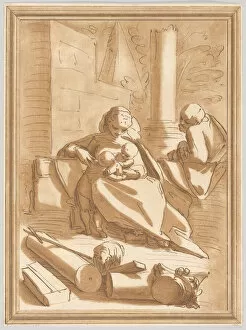 The Holy Family with the infant Saint John the Baptist, 1760-70
